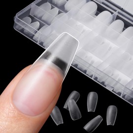 TOMICCA Nail Tips Nail Glue Suit Salon Nail Tips Natural Fit