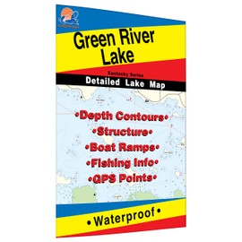 Green River Lake Fishing Map