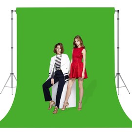 Green Screen Photo Backdrop for Photoshoot Green Background for Photography Photo Backdrop Curtain for Party 5x7 FT