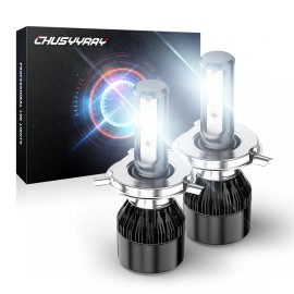 CHUSYYRAY For Suzuki GSXR 600 750 1997-2003 Motorcycle H4 LED Headlight Bulbs 6000K Lights