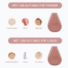 MAANGE 8pcs Sponge Makeup Blender Wet Dry Dual Use Cosmetic