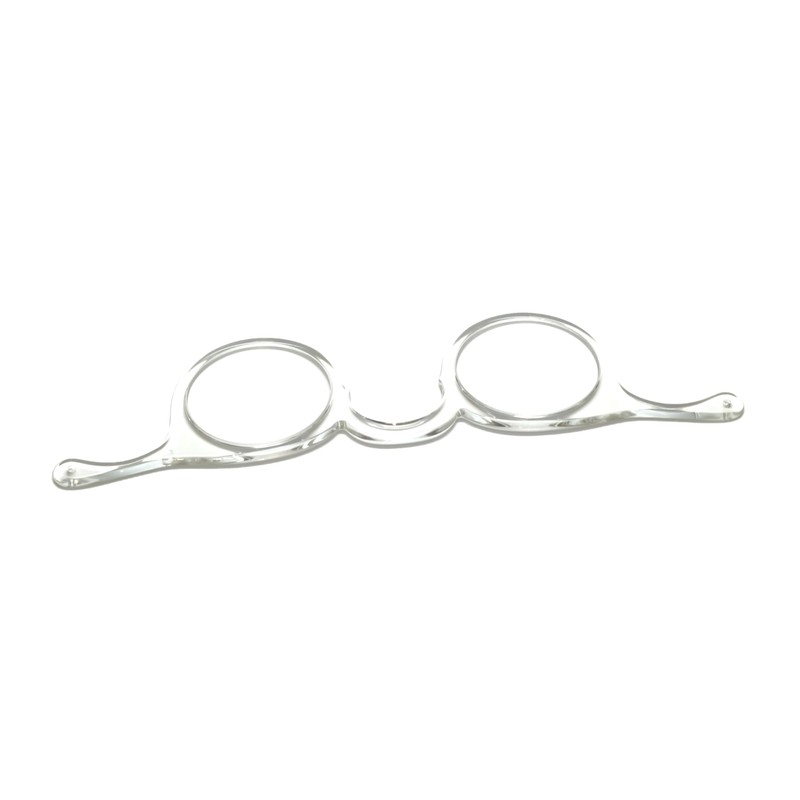 Calabria Clear Crystal Mini Armless Reading Glasses 2.00 Mens Womens