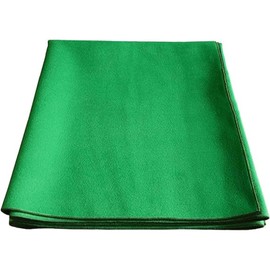 JUANJUAN Table Cover Poker Tablecloth Felt Cloth Game mat Tablecloth Non-Slip Noise Reduction Green Suitable for Game Tablecloth and Home Decoration (2mm, 57.1" * 118.1 ")