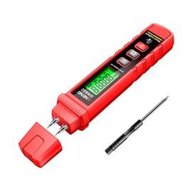 Milageto Handheld Wood Moisture Meter,Intelligent Moisture Tester Accurate, Digital Building Materials Moisture Tester for Drywall