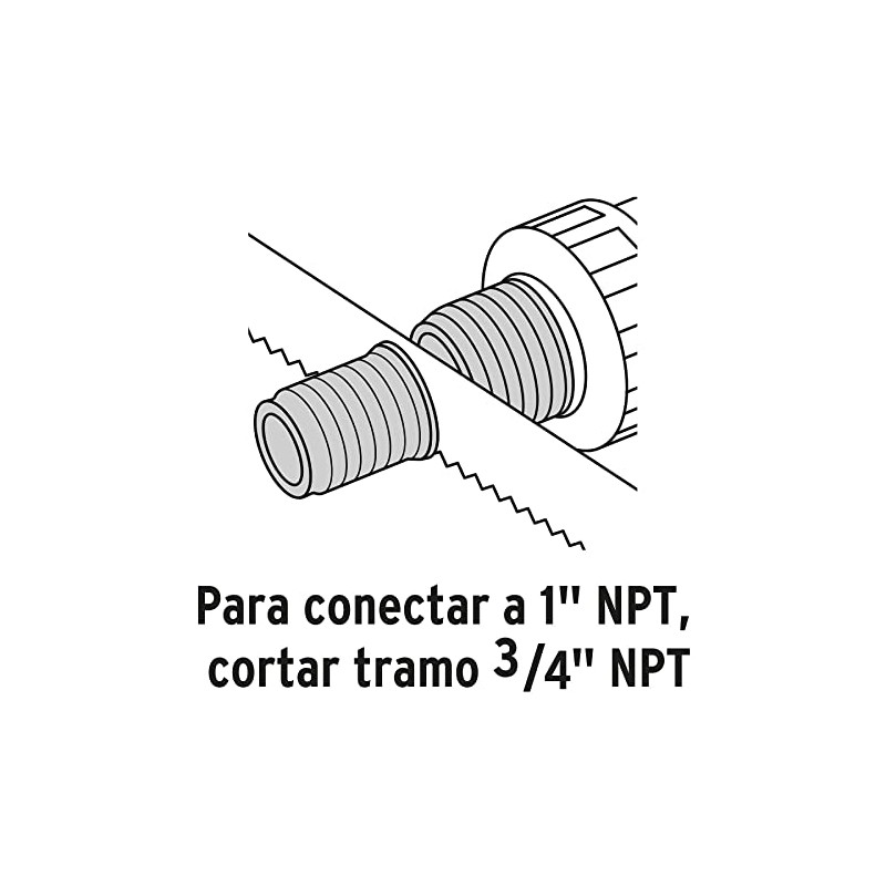 Foset ATIN-001, Multiconector polipropileno para tinaco, con válvula