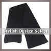 ONE LIMITATION SF010 Plain Knit Long Scarf, Thick, Cold Protection,