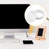 Kyuionty 2 Inch/50mm White Desk Grommet, Plastic Cable Hole Cover