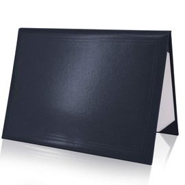 GraduationMall Thank You Letter Diploma File Bi-Fold Paper A4 Navy