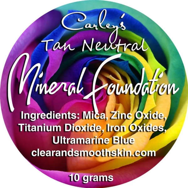 Mineral Makeup Foundation: TALC FREE For All Skin Types Full Coverage
