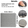 Square Shower Mats for Inside Shower 60x60cm, Loofah Shower Mat