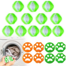 Washing Machine Hair Catcher, Anti Lint Balls Washing Machine, Hair Remover Washing Machine, 20 Pieces Pet Hair Remover, Washing Machine Hair Remover, Reusable Pet Hair, Washing Machine Removal