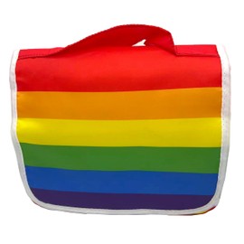 Puckator Somewhere Rainbow Hanging Toiletry Makeup Wash Bag - Make Up Bag - Travel Toiletries Bag - Wash Bag for Women and Men - Toiletry Bags - Travel Makeup Case - Cosmetic Bag - Wash Bag for Kids