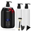 Massageöl Wärmer mit Gesichts-Roller-Set, iklestar Professioneller Massage öl wärmer gerät,