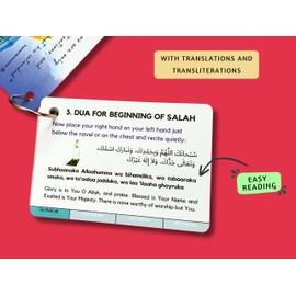 Islamic Salah Cards, How to Perform Salah, Step by Step Prayer Instructions, How to Pray in Islam, Muslim Kids Reverts Gift, Arabic, Quran, Islamic Gift