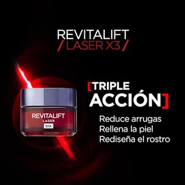 L'Oréal Paris Crema de Día Revitalift Láser X3, 50ml
