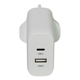 Mercury | Ultra-Compact 45W GaN USB Charger with Super Fast Dual-Port Charging and PPS Technology for Laptops, Phones, Tablets, and More | USB-A and USB-C