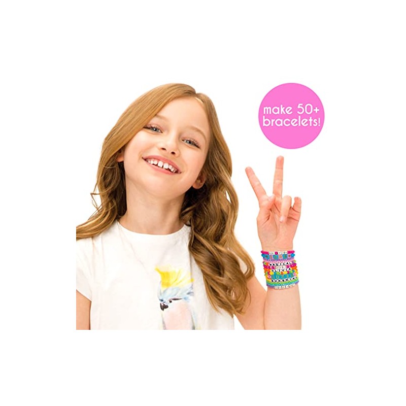 Alphabet Beads Bracelet Making Studio, Make 50+ Custom Bracelets With