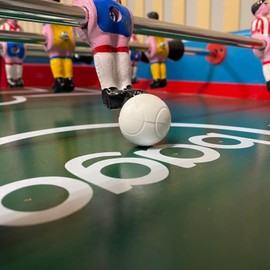 D B DIVERSIONESBAGO 10 Pelotas de Futbolito con diseño de Balon de 33 mm