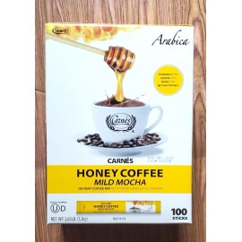 CARNES PREMIUM INSTANT COFFEE MIX WITH HONEY POWDER /MILD MOCHA,100 COUNT