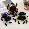 Spider Plush Keychain with Expressive Eyes & Soft Fluffy Body