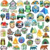 48 Camping Themed Iron-On Patches for DIY Crafts