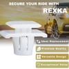 Rexka 10pcs Lower Outer Door Weatherstrip Clip for Honda 75315-S9A-004