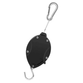 YongXiangPeng Hanging Basket Chains,Retractable Hook Heavy Duty Hanging Basket Pulley,304 Stainless Steel Plant Pulley Rope Hanger for Garden Hanging Baskets and Birds Feeder