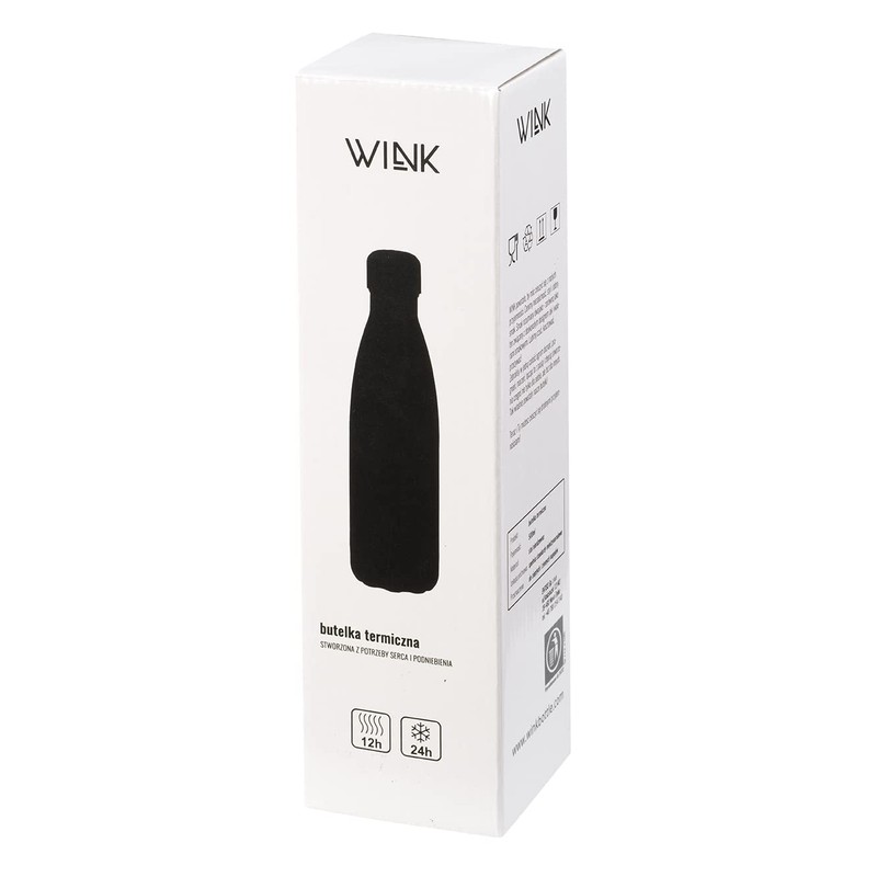 Wink Stainless Steel Thermal Flask with Cotton Bag, Thermos Flask,