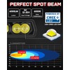 6 Inch LED Light Bar, Lumimotor-2025 New CREE LED Pod