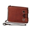 Leather Men's Wallet (60C) Wallet Biker Wallet Chain Wallet Wallet
