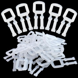 Quick strapping set, 17 mm, clamps for strapping tape, 100 pieces, manual strapping set, strong and unbreakable, for securing boxes and cardboard packaging (17 mm)