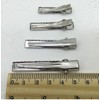 HJ Hair Clip Hairpin Metal Fittings, DIY, Silver, Approx. 100
