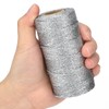 G2PLUS 100M Decorative Metallic String - 1.5mm Silver Twine String