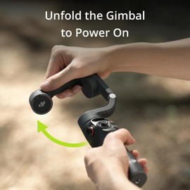 DJI DJI Osmo Mobile 6 Gimbal Stabilizer for Smartphones, 3-Axis Phone Gimbal, Built-In Extension Rod, Object Tracking, Portable and Foldable, Vlogging Stabilizer, YouTube TikTok, Slate Gray