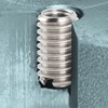 10pcs Self Tapping Thread Inserts, Female M4 x 0.7mm, Male