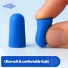 Sanquell Soft Disposable Foam Ear Plugs, 70 Pairs, SNR 38