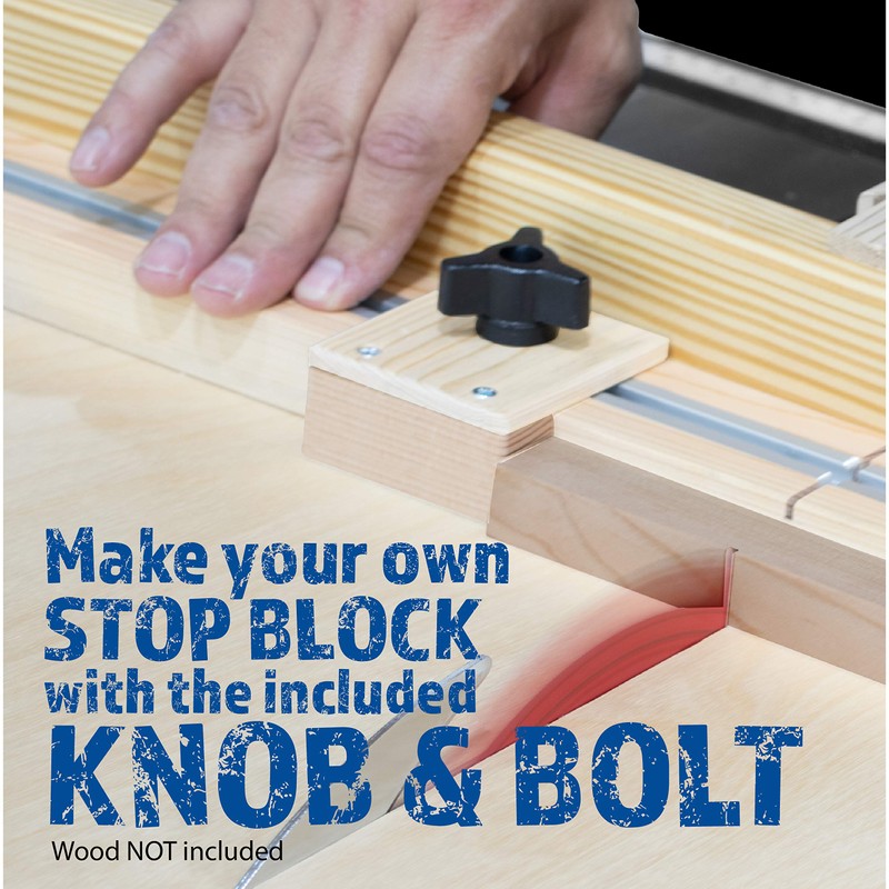 Fulton DIY 17" Crosscut Sled for Table Saw Kit w/Undrilled