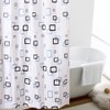 Lkw Ogechi 200/220/240 cm Drop PEVA Bathroom Curtain - Semi-Transparent