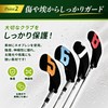 bookridge Iron Cover, Head Cover, Set of 10, Neoprene, Washable,