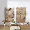 Wall Pocket, Wall-mounted, Hanging, Hook, Storage, Organization, Classification, Natural, Cotton,