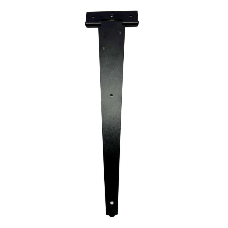 2PK 300mm Black Tee Hinges with Fixings. 12" T-Hinges for