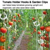 Tomato Clips for Climbing Plants, 300 Pcs Reusable Plastic Tomato