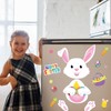 16 Pieces Happy Easter Bunny Refrigerator Magnets Fridge Magnet Sticker