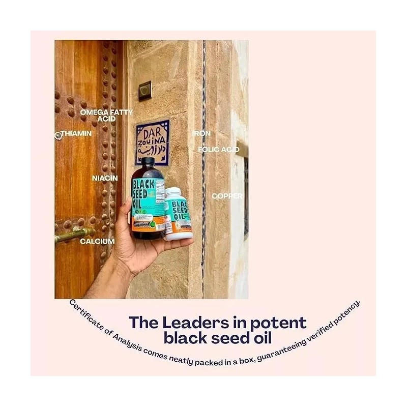 Sweet Sunnah Pure Cold Pressed Organic Black Seed Oil -