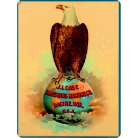 J.I. Case Threshing Machine Co.  9" x 12" Metal Sign
