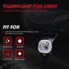 WEZEMLIGHT Fog Light Assembly Replacement For 1999-2004 Ford F250/350/450/550(Super Duty)
