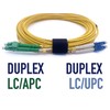 Elfcam - Fibre Optic Cable OS2 LC/APC to LC/UPC Singlemode