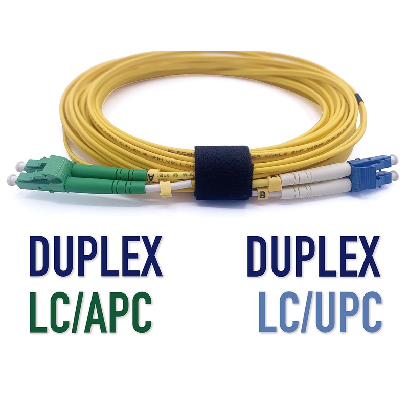 Elfcam - Fibre Optic Cable OS2 LC/APC to LC/UPC Singlemode