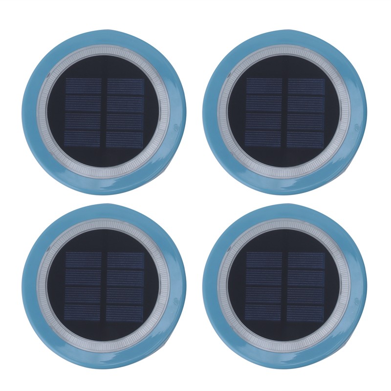 4Pcs Solar Floating Lights Waterproof LED Swimming Pool Lamp Solar