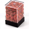 DND Dice Set-Chessex D&D Dice-12mm Opaque Orange and Black Plastic